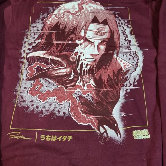 Primitive x Naruto x Paul Jackson Clone Burgundy Hoodie Size Men's Size XXL - Picture 3 of 3